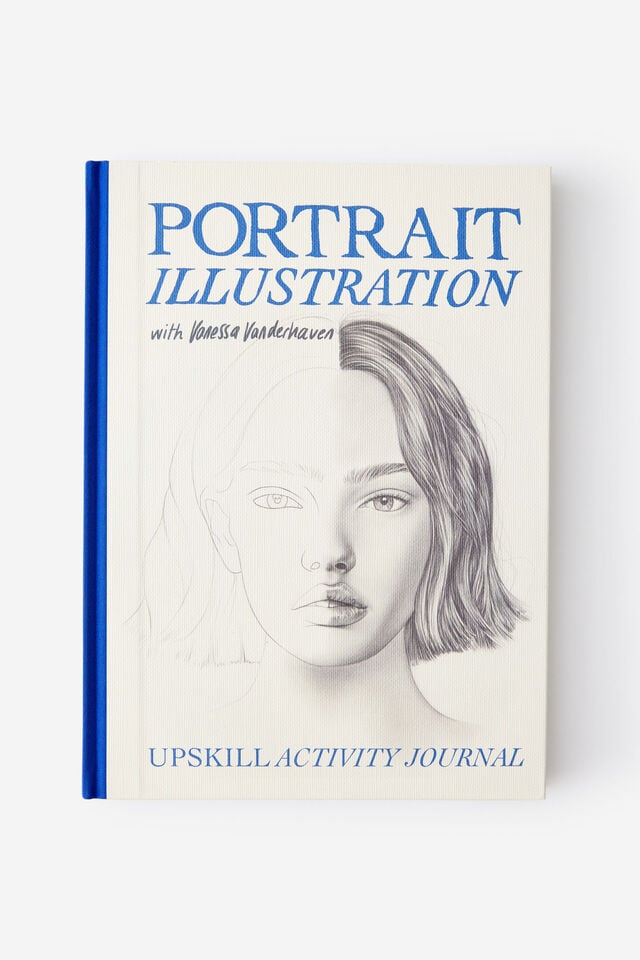 A4 Luxe Upskill Activity Journal, PORTRAIT ILLUSTRATION