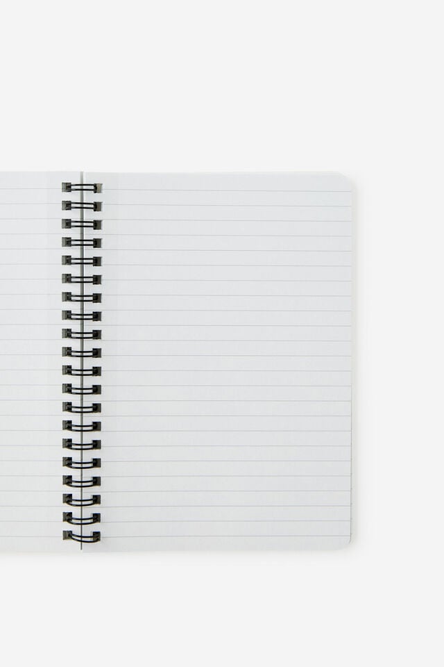 B6 Spiralbound Notebook, JELLY MINT SUN SMILES