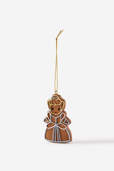 Collab Resin Christmas Ornament, LCN DIS CINDERELLA GINGERBREAD
