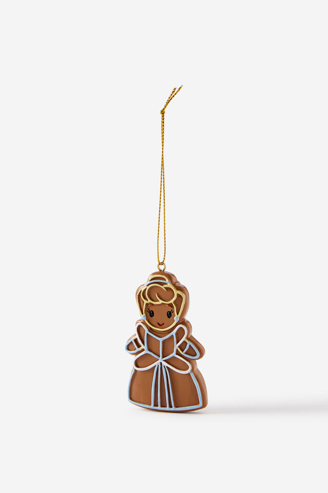 Collab Resin Christmas Ornament, LCN DIS CINDERELLA GINGERBREAD