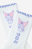 Socks, LCN SAN HELLO KITTY KUROMI FRILL - alternate image 2