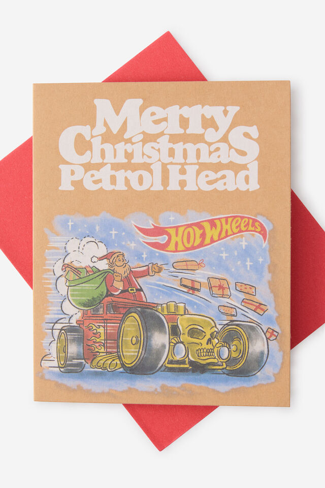 Christmas Card 2025, LCN MAT MERRY XMAS HOT WHEELS