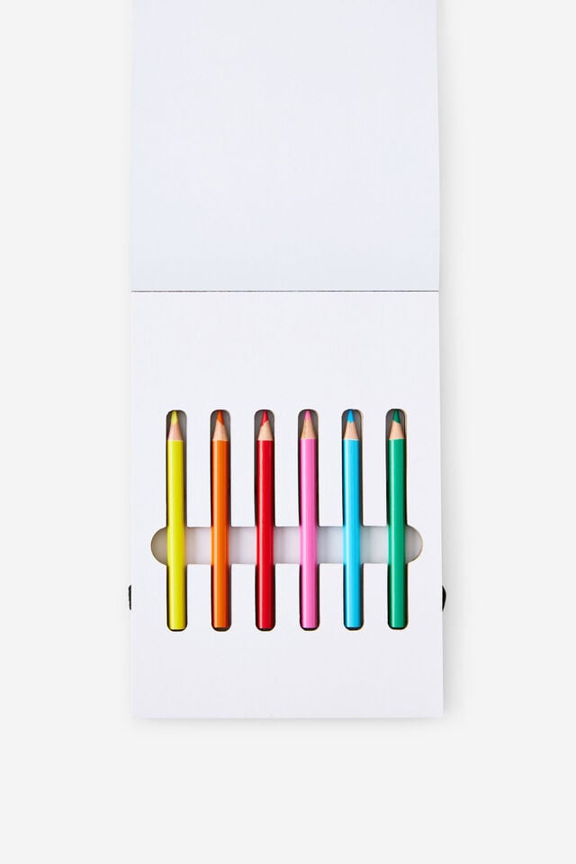 Mini Colouring Pad, FRESHLY PICKED