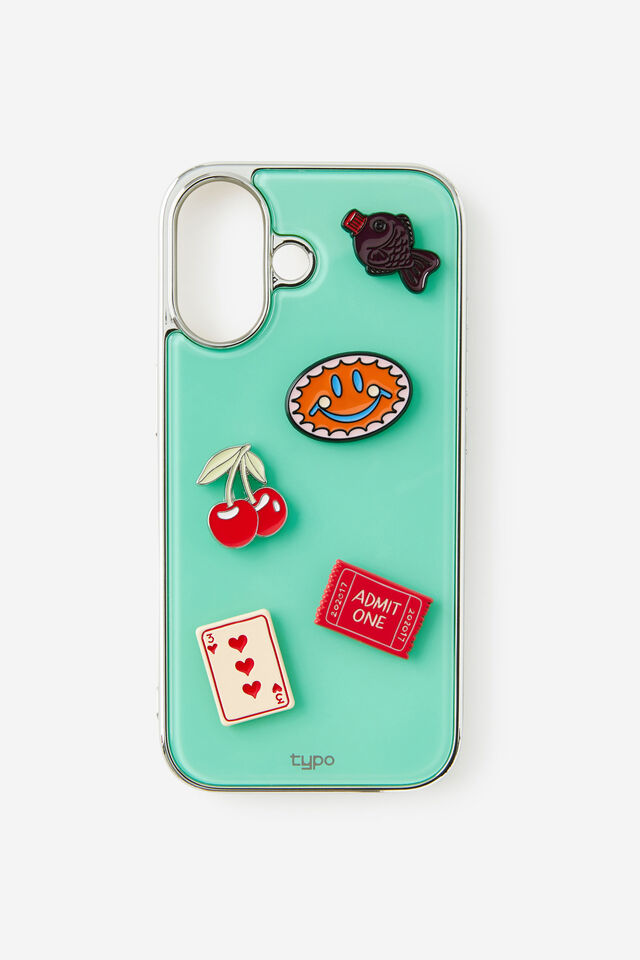 Enamel Sticker Individual, 3 OF HEARTS