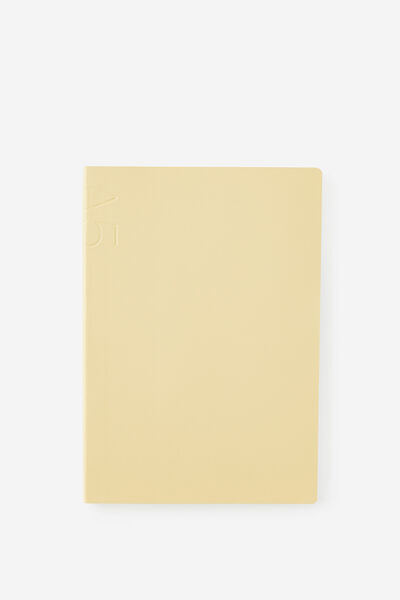 A5 Soft Cover Lined Notebook, LIMONCELLO