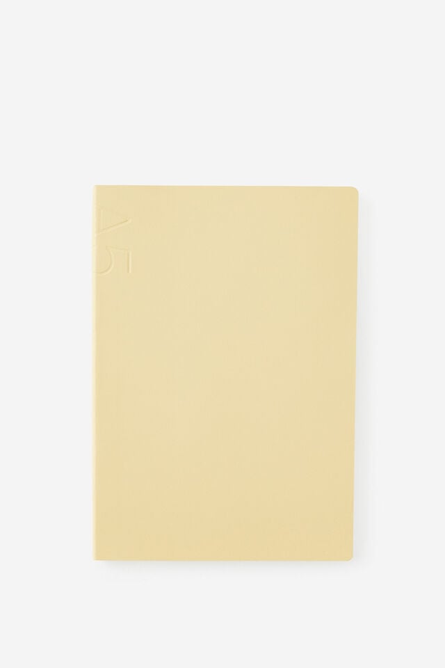 A5 Soft Cover Lined Notebook, LIMONCELLO