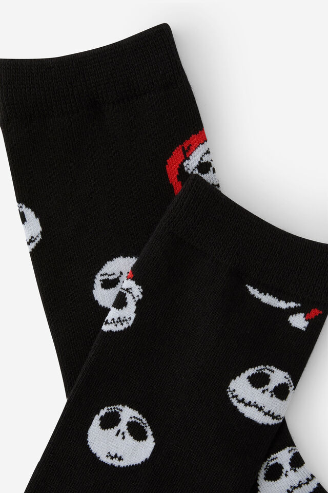 Christmas Novelty Socks, LCN DIS NIGHTMARE BEFORE CHRISTMAS (M/L)