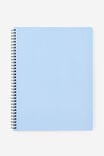 A4 Spiral Lined Notebook, BLUE SKIES - alternate image 1