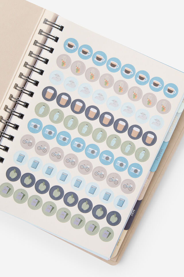 2026 Goals Weekly Planner, Diffusion Chai