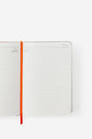 2027 B6 Daily On Schedule Diary, CHROME LAVA RED - example image 2