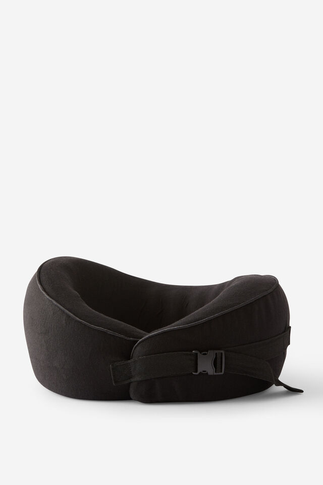 Wrap Around Travel Pillow, BLACK