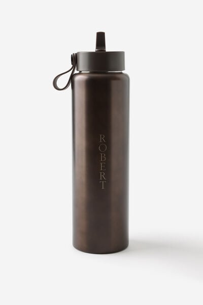 Personalised On The Move 1L Sipper Top, METALLIC COYOTE