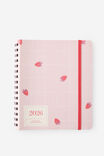 2026 Goals Weekly Planner, Pink Strawberry - alternate image 1