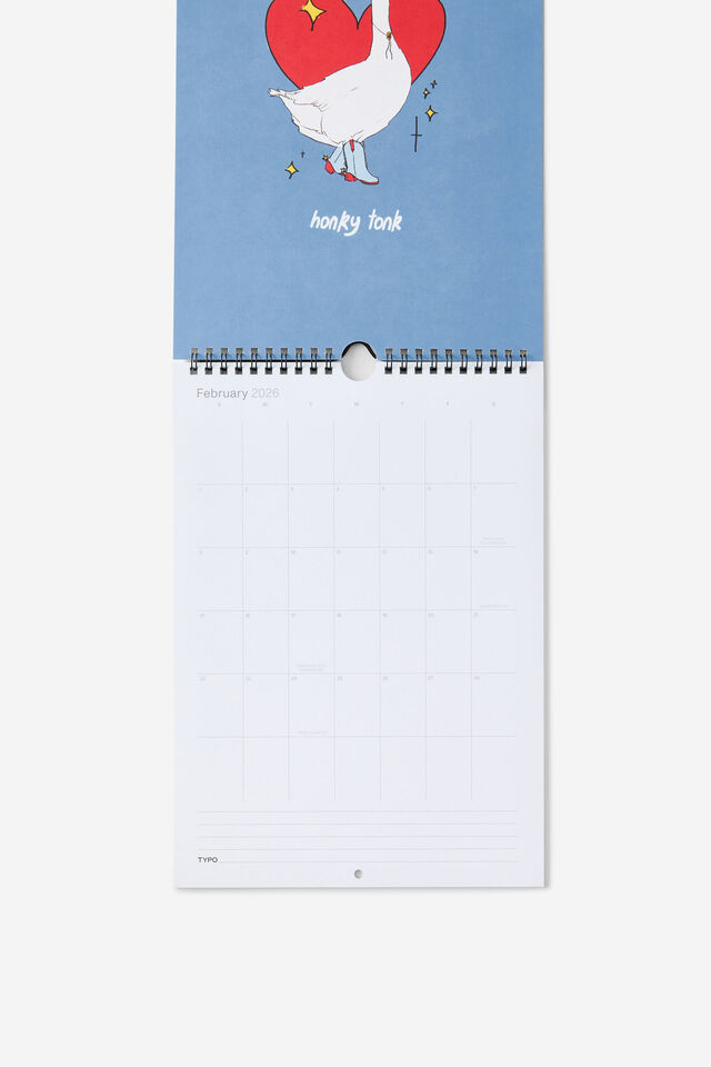2026 Get A Date Wall Calendar, ANIMALS