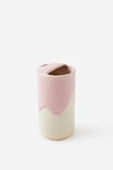 Glazed Ceramic Travel Cup Tall, STRAWBERRY MILK - alternate image 2