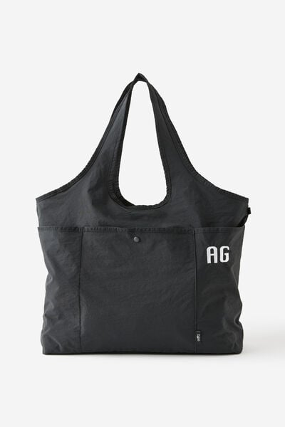 Personalised Bound Wellness Tote, BLACK