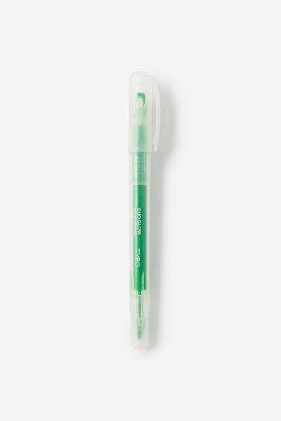 Duoglow Highlighter Marker, GREEN