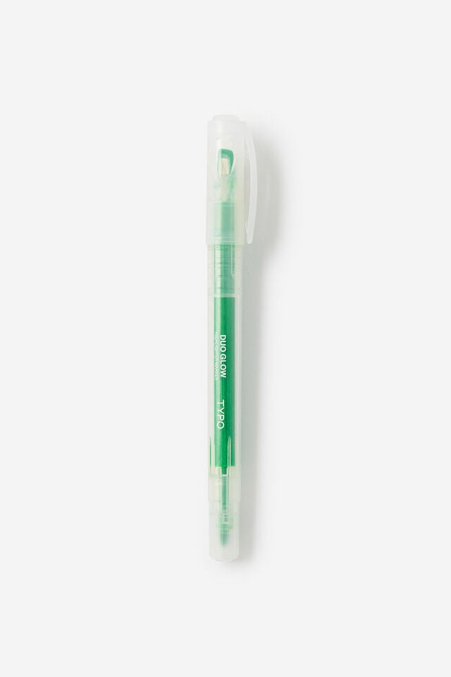 Duoglow Highlighter Marker, GREEN