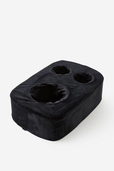 Snack Cushion, BLACK