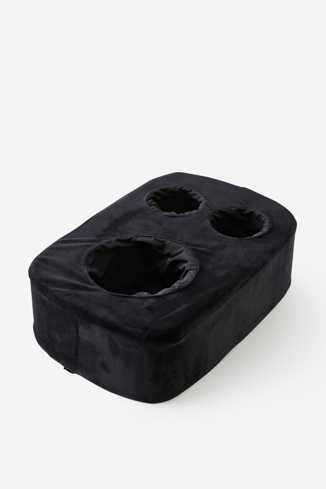 Snack Cushion, BLACK