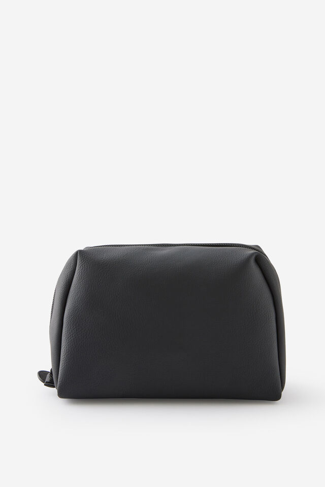 Toiletry Wash Bag, BLACK