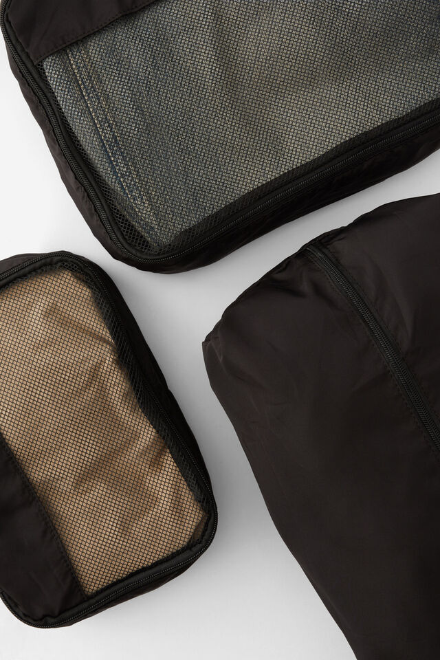 3 In 1 Packing Cell Set, BLACK