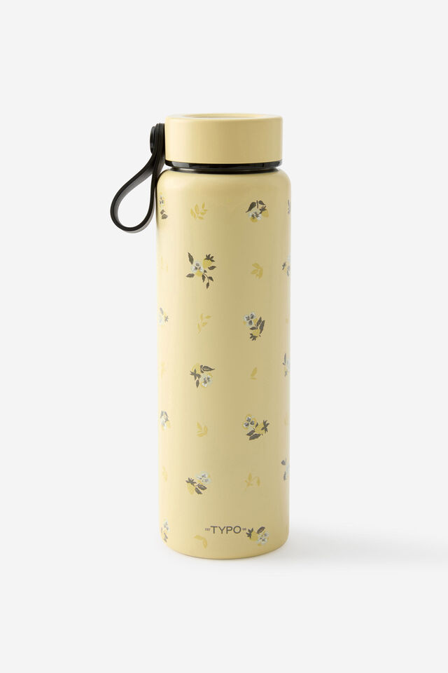 On The Move 500Ml Drink Bottle 2.0, DITSY PANSY / LEMON TART