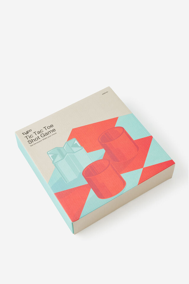 Acrylic Tic Tac Toe Shot Game, MULTI