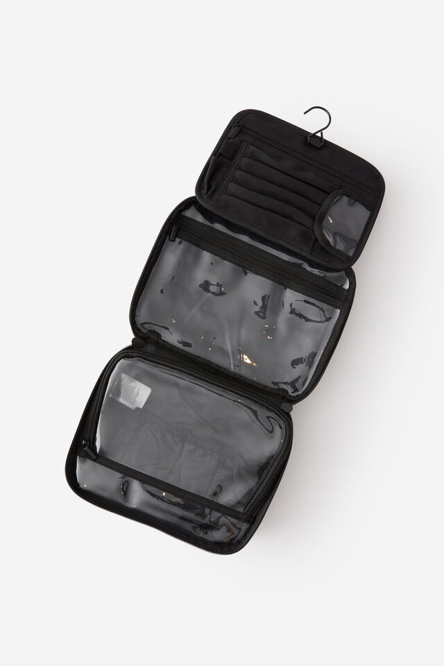 3 Fold Hanging Cos Case Pu, BLACK