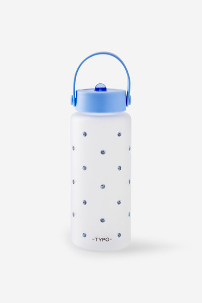 The Big Sipper Drink Bottle, BLUEBERRY POLKA