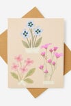 Blank Card, FLORAL WISHES - alternate image 1