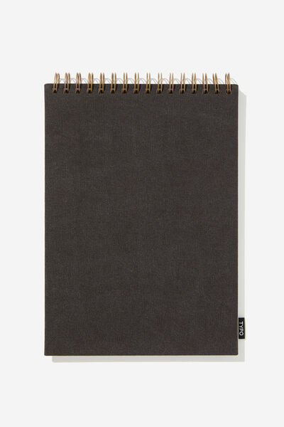 A4 Spiral Sketch Book, BLACK