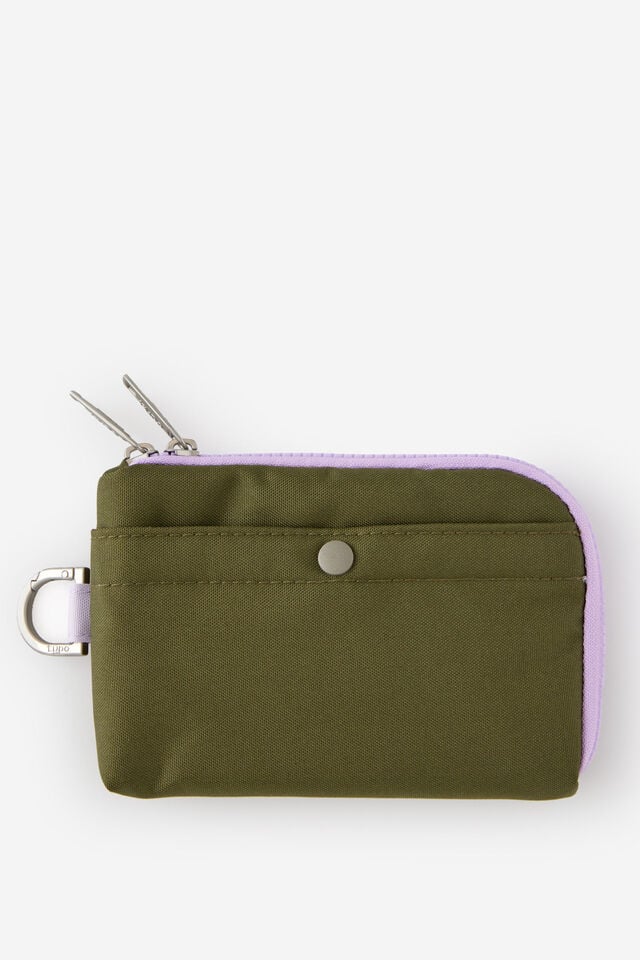 Mode Zip Pocket, OLIVE