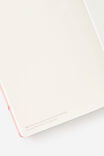 Metro B5 Hard Plain Notebook, Ditsy Pansy Pink Clay - alternate image 4