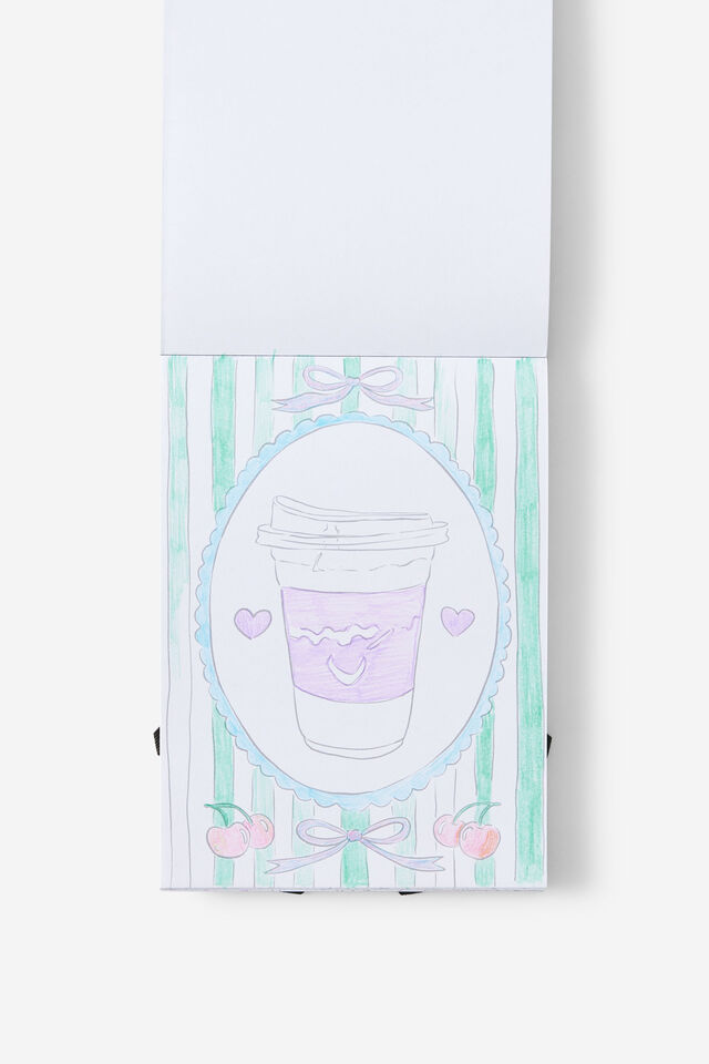 Mini Colouring Pad, COLOURED TRINKETS