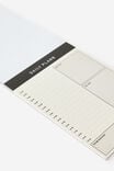 A5 Planner Pad, DAILY PLANS ECRU - alternate image 4