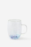 Trapped Glitter Glass Mug, HEART MIX - alternate image 2