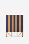 Medium Magnetic Flat Pack Box, BLUE AND CRAFT STRIPE - alternate image 3