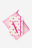 2027 A5 Weekly On Schedule Diary Set, POSIE/LAVA RED CHERRIES - example image 2