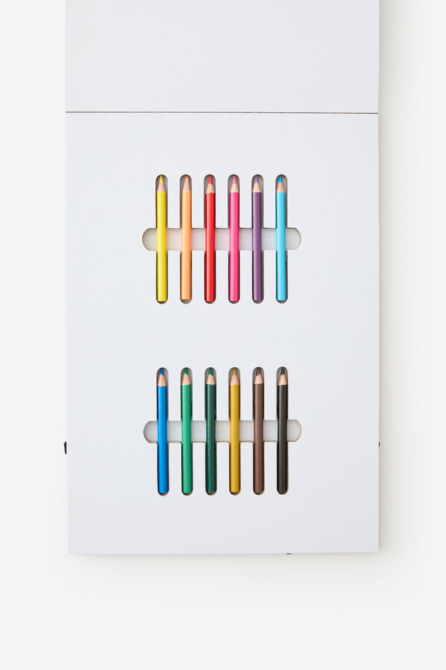 A4 Colouring Pad, WOODLAND WHIMSY