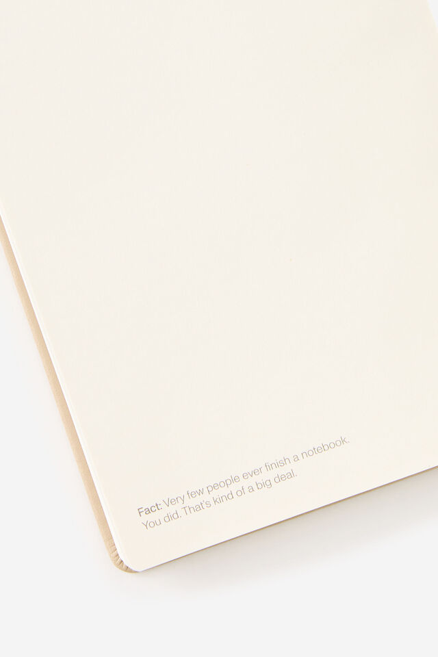 Metro B6 Hard Lined Notebook, Chai