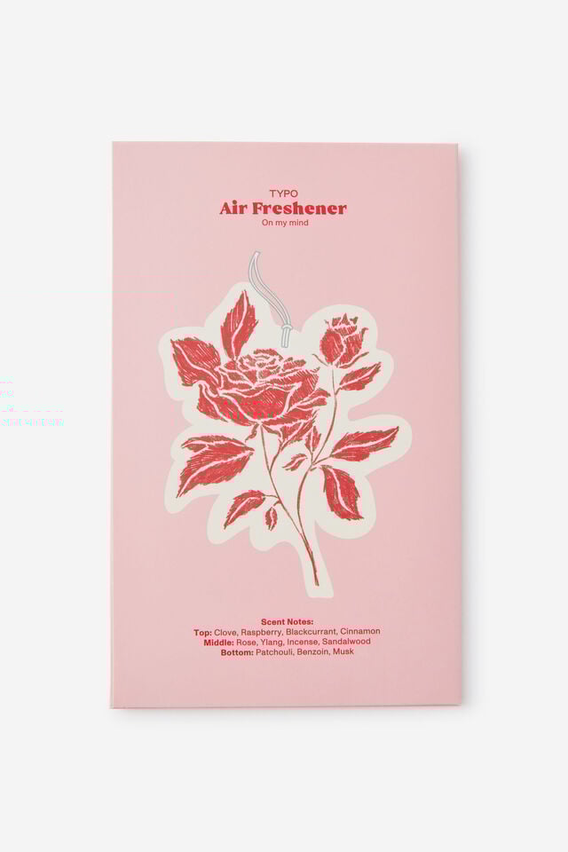 Love Air Freshener, RED FLOWER