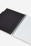 A5 Spiralbound Subject Notebook, OLIVE PATCHES - example image 3