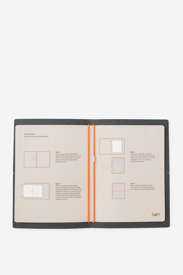 A5 Notebook Cover, STRAWBERRY MILK