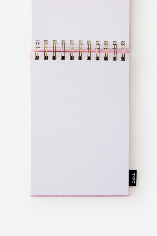 A5 Spiral Watercolour Book, BLOSSOM PINK