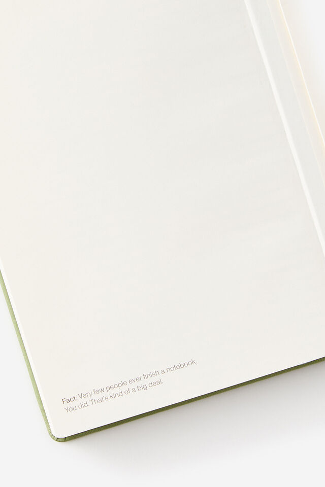 Metro A5 Hard Lined Notebook, Chai
