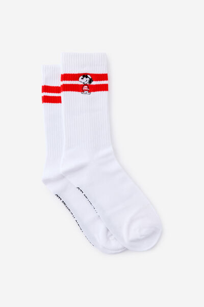 Socks, LCN PEA SNOOPY STRIPE