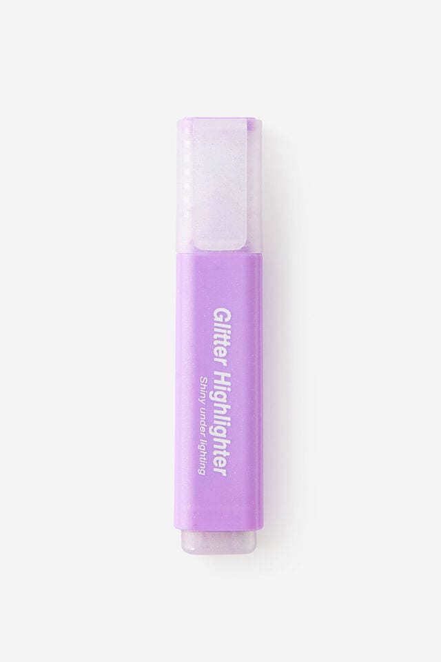 Jumbo Glitter Highlighter, PURPLE