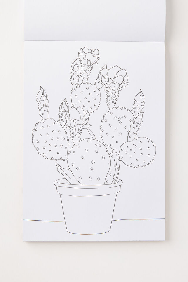 Lcn A4 Colouring Pad, LCN FRK FRIDA KAHLO FLAMING HEART