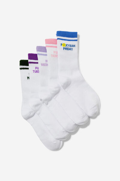 Box Of Socks, DAYS OF THE WEEK MULTI (S/M)!!